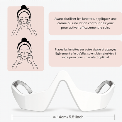 Ohio Eur™ – Lunettes de soin oculaire 3D EMS à lumière rouge - ZENPAIX